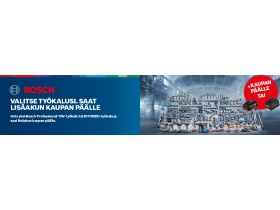 Bosch 18V runko+akku kampanja