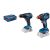Bosch 2kpl runko setti GDX 18V-200 + GSR18V-55 + L-Boxx laukku - ei akkuja ei laturia

