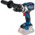 Bosch GSR 18v-110 c akkuporakone + 3x5,0ah + gal 18v-40 laturi, l-boxx 136 muovisalkussa.