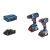 Bosch setti GSR 18V-60C + GDX 18V-200C + 2x4,0Ah + laturi, L-Boxx laukussa