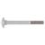 Lukkokantaruuvi m16x80 zn din603 8.8

