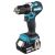 Makita DDF487RG 18V 40/25Nm akkupora + 1x6,0Ah + DC18RC pikalaturi + muovilaukku kannen tarvikelokerolla.

