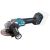 Makita ga005gz 40v xgt kulmahiomakone, lukittava käyttökytkin, 125mm runko - ei akkuja ei laturia. toimitus blanko pahvissa.

