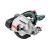 Metabo mks 18 ltx 58 akkukäyttöinen metallisaha 18v runko + lisäterä (puuterä) + muovilaukku - ei akkuja, ei laturia, ei ohjauskiskoa

