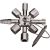 Sähkökaappiavain 15 osainen Knipex TwinKey 001101

