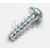 Torx ruuvi muoviin 3,5x12mm Itsekierteyttävä, tylppäkärkinen, sähkösinkitty 20 kpl.

