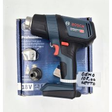 bosch demokäytetty GHG 18v-50 akkukäyttöinen kuumailmapuhallin runko, ei akkuja ei laturia