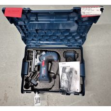 Bosch demokäytetty GST 18V-125 s solo pistosaha runko + L-boxx, ei akkuja ei laturia
