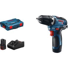 Bosch GSR 12V-35 akkuporakone 2x3,0Ah + laturi + L-Boxx laukku

