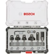Bosch jyrsinteräsarja varsi 8mm 6-osainen