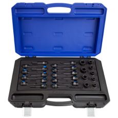 Boxo konehylsysarja 1/2 28 osainen, 6kolo, sisätorx, ulkotorx - salkussa

