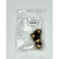 hattumutteri M10 messinki din1587 4KPL