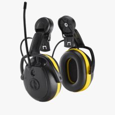 Hellberg  Secure 2C Relax kypäräkiinnitteinen kuulonsuojain - AM/FM radio + 3,5mm aux  -  (paristokäyttöinen 2xAA) - kypärä ei sisälly.


