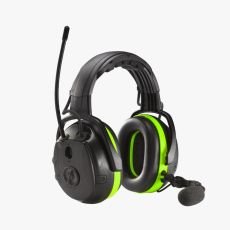 Hellberg  Synergy Multi-Point kuulonsuojain  - AM/FM radio + 2x Bluetooth + kuuntelutoiminto + puomimikrofoni + 3,5mm aux  -  (akku/paristokäyttöinen 2xAA akut mukana)

