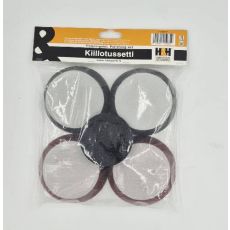 Kiilloitussetti 80mm 4 + 1 alusta 80mm M14