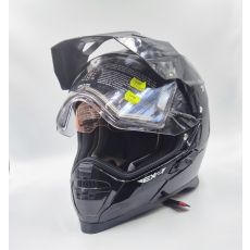 LYNX ex2 kypärä sähkövisiirillä, koko S 56-57cm, musta (ollut esillä myymälässä)