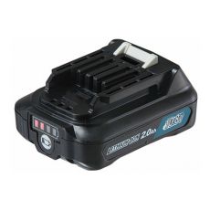 Makita BL1041B 12V CXT 4,0Ah Li-Ion akku, LIUKUKIINNITTEINEN, akun varaustilan näyttö

