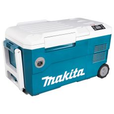 Makita CW001GZ kylmä/lämpölaukku, matkajääkaappi -18ast / +60ast. 18V, 40V, 12V, lisävarusteena myös 230V, tilavuus 20 L - RUNKO ei akkuja ei laturia.