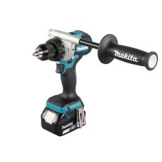 Makita DDF486RTJ 130/65Nm 18V LXT apukahvallinen akkuporakone + 2x5,0Ah + DC18RA laturi + Makpac 3

