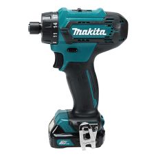 Makita DF033DZ 12V CXT ruuvinväännin runko - ei akkuja ei laturia.

