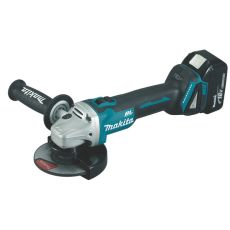 Makita DGA504RTJ 18V 125mm kulmahiomakone + 2x5,0Ah + pikalaturi DC18RC + Makpac


