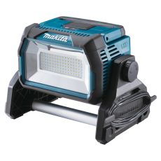 Makita DML809 18V / 2x18V / 230V käyttöinen työmaavalaisin. 2000/4000/10000 lumen. Ei akkuja ei laturia.

