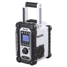 Makita DMR107W valkea radio akku/verkkovirtakäyttöinen (ei sis akkuja)

