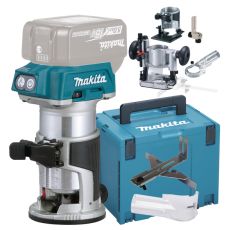 Makita DRT50ZJX5 18V käsijyrsin runko + varusteet - ei akkuja ei laturia

