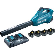 Makita DUB362PT4 2x18V puhallin + 4x5,0Ah + tuplalaturi

