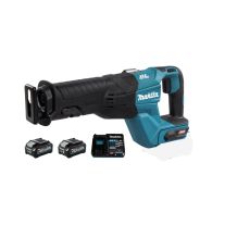 Makita JR001GZ 40V XGT puukkosaha runko + 2x4,0Ah + laturi + muovilaukku

