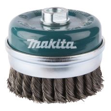 Makita kuppiteräsharja 100mm M14 punottu lanka 0,5mm