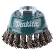 Makita kuppiteräsharja 75mm M14 punottu lanka 0,5mm