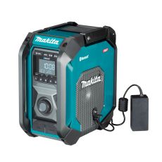 Makita mr006gz työmaaradio bt/kaiutin 12v/cxt, 18v/lxt, 40v/xgt ja verkkovirta - ei akkuja, ei laturia

