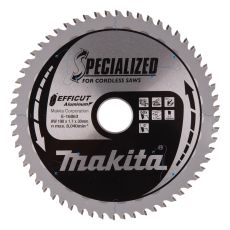 Makita pyörösahanterä 190x30/20x1,7mm, z-60 alumiinille efficut e-16863


