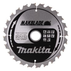 Makita pyörösahanterä 216mm 24-hampainen reikä 30mm B-32714/B-08903

