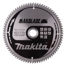 Makita pyörösahanterä 260mm 80-hampainen reikä 30mm puulle B-32845/B-09070