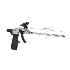 Vaahtopistooli FoamMaster LB1000 1000mm metallirunko

