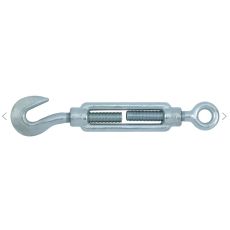 vanttiruuvi m10x125 silmukka/koukku din 1480 zn