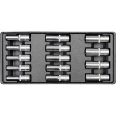 Yato YT-5539 1/2 hylsysarja moduuli 14-osainen 8-21mm

