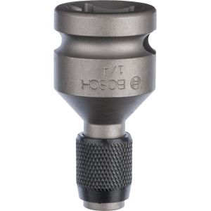 Bosch adapteri 1/2 neliöpää - 1/4 kuusio/bits ruuvikärjille.


