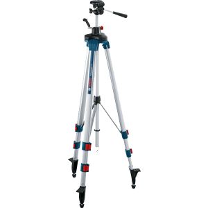 Bosch BT 250 keskikevyt kolmijalka hissillä (3,4kg), ei suositella painaville lasereille.

