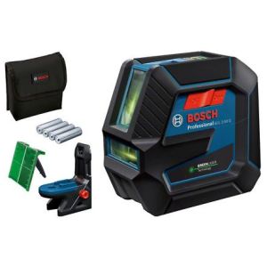 Bosch GCL 2-50 G vihreä säde viivalaser + RM10. Toimii myös LR7 (lisävaruste) vastaanottimen kanssa.
