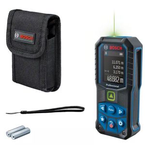 Bosch glm 50-25 g vihreä säde etäisyysmittari, (0,05-50m 1,5mm) ip 65 suojaus

