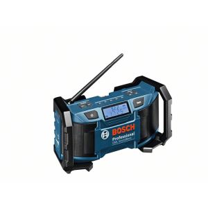Bosch GML SoundBoxx 14,4/18V Li työmaaradio + muuntaja - ei akkuja, ei laturia *poisto, ei myyntipakkausta*