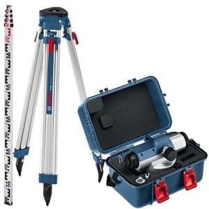 Bosch GOL 32 D setti, optinen vaaituskoje, 360 asteet, + 5m latta + 3jalka

