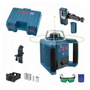 Bosch GRL 300 HVG Set pyörivä laser 150/300m vihreä säde