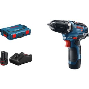 Bosch GSR 12V-35 akkuporakone 2x3,0Ah + laturi + L-Boxx laukku


