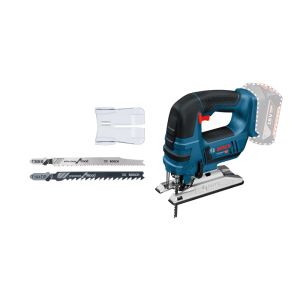 Bosch gst 18 v-li b d-kahvainen akkupistosaha runko - ei akkuja ei laturia, pahvipakkauksessa

