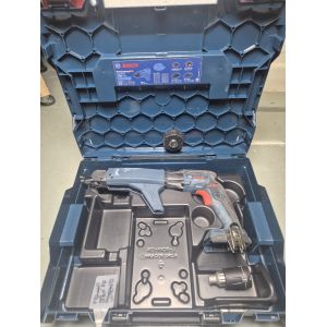 Bosch GTB 18V-45 + GMA 55 väliseinäruuvinväännin runko, demokäytetty ei akkuja ei laturia *noudettava liikkeestämme* täydet takuut

