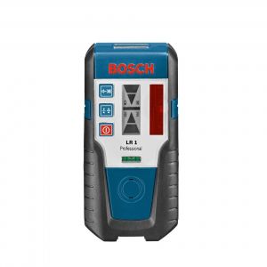Bosch LR 1 lasersäteen vastaanotin + lattapidin. Pyöriville Bosch lasereille.


